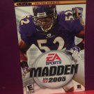 Xbox Madden 2005 Manual Only