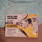 CENTRAL PNEUMATIC Pistol Grip Air Shears cut through metal, aluminum, Plastic
