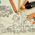15 Pages Adult Coloring Book, Meditation Relaxation; Printable PDF Instant Download;