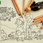 15 Pages Adult Coloring Book, Meditation Relaxation; Printable PDF Instant Download;