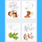 High Quality Animal Coloring Book for Children or Kids With Instant Download. (VOL - 2)