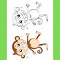 High Quality Animal Coloring Book for Children or Kids With Instant Download. (VOL - 2)