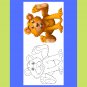16 pages Animal Coloring Book for Children or Kids With Instant Download. (Vol - 7).