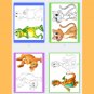 16 pages Animal Coloring Book for Children or Kids With Instant Download. (Vol - 7).