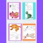 16 pages Animal Coloring Book for Children or Kids With Instant Download. (Vol - 7).