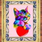 Cat Face Printable Art, Cat Beauty Printable Art & Water Line Art, Home Decor Art.