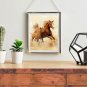 Gallery Wall art, Horse Printable Art, Horse Art & Water Line Art, Modern Home Decor Art.