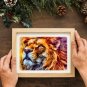 Lion Face Printable Art, Animal Beauty Printable Art & Water Line Art, Abstract art print.