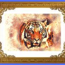 Tiger Printable Art, Tiger Face Printable Art & Water Line Art, Modern Home Decor Art,