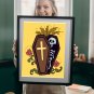 Skeleton Activity Printable Art, Skeleton Beauty Printable Art & Water Line Art.