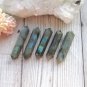 Lot of 100 Bulk Labradorite Double Terminated Point Crystal Grids