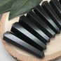 Lot of 100 Bulk Black Obsidian Stone Double Terminated Point