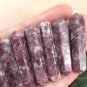 Lot of 100 Bulk Lepidolite Double Terminated Point Crystal grid
