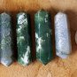Lot of Bulk 100 Moss Agate Double Terminated Point