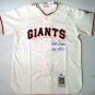 Ralph Branca and Bobby Thomson Dual signed Giants Jersey