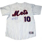 Endy Chavez Autographed Replica NY Mets Home Pinstripe Jersey