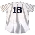 Johnny Damon Autographed On Back Authentic Home NY Yankees Jersey