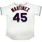 Pedro Martinez Autographed On Number NY Mets Authentic Home White Jersey