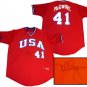 Mark McGwire Hand Signed USA Jersey