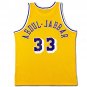 Kareem Abdul-Jabbar Autographed Lakers Mitchell & Ness -1979-80 Model- Home Gold Jersey (UDA)