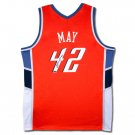 Sean May Autographed Charlotte Bobcats Away/Orange Jersey (UDA)