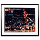 Michael Jordan Autographed Chicago Bulls -Gatorade Slam Dunk- 16x20 Photo - Framed (UDA)