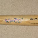 Michael Young Autographed Bat Texas Rangers