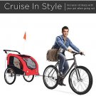 Elite II 2-in-1 Pet Dog Bike Trailer and Stroller