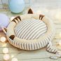 Round Plush Cat Bed House Pet Cat Puppy Mat