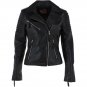 Ladies Leather Biker Jacket High Quality Women Leather jacket