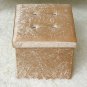 Small Crushed Velvet Ottoman
