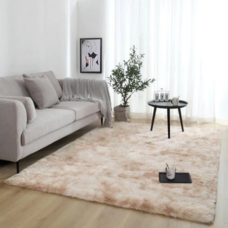 Small Mixed Furry Rug
