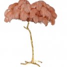 Small Ostrich Feather Lamp