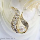 dania brooch seri F. indonesia freshwater pearls