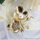 dania brooch seri G. indonesia freshwater pearls