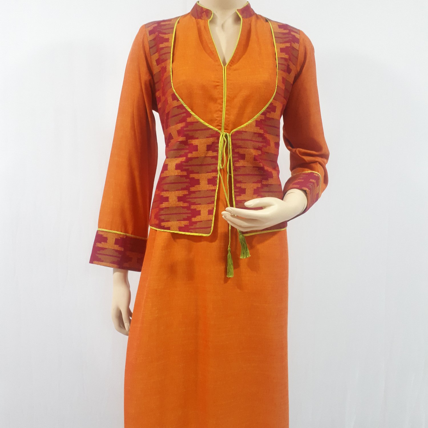 Dhaka and Cotton/silk Kurti