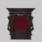 WOODEN FINISHED PEACOCK FRAME