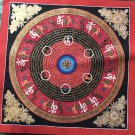 Buddha Mantra Thangka(28*28)-OM, om mani padme hum