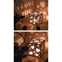 Wooden Love Lamp