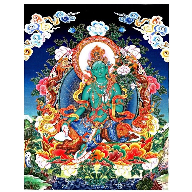 Green Tara Thangka