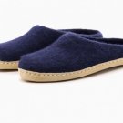 Felt Slippers (Navy)