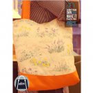 Multi Purpose Tote Bag (Floral And Orange Base)