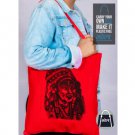 Multi Purpose Tote Bag Red With Kumari Print