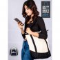 Multi Purpose Tote Bag With Black And Cream