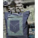 Multi Purpose Tote Bag- Blue Black Jeans