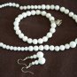 White Stone Jewellery Set