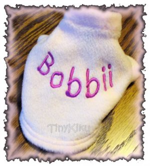 ANY COLOR/FONT Personalized Dog Coat Sweater XXXS-XXS-XS-S-M