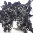 goat leather curving decor