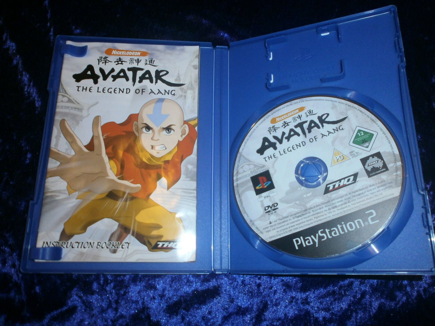Avatar The Legend of Aang THQ PS2 Game