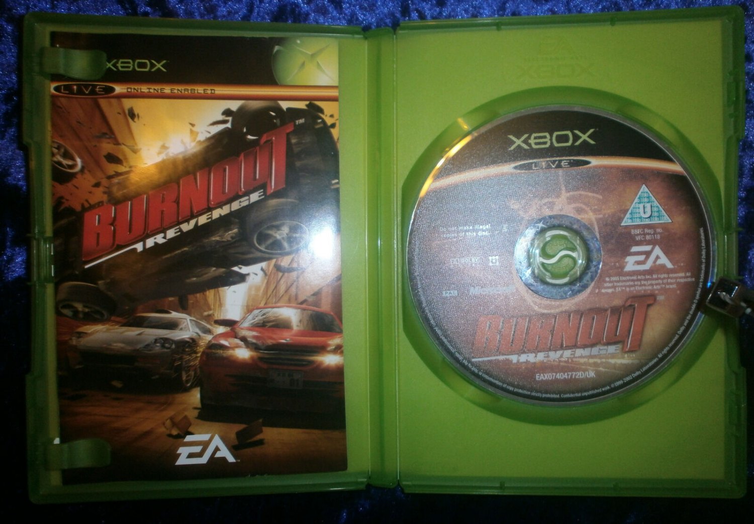 Burnout Revenge EA Xbox Racing Game